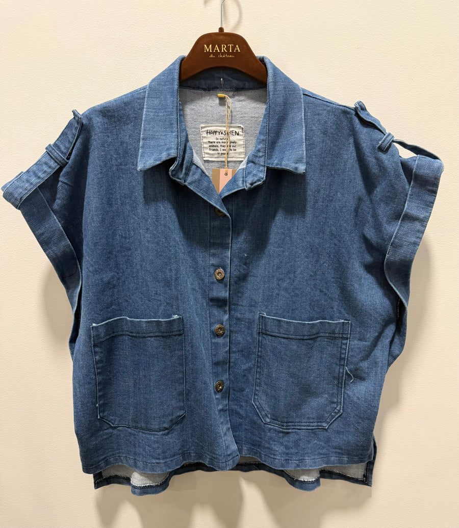 Marta du château Carola Vest - Medium Blue