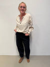 Cream Agate Blouse - Oatmeal