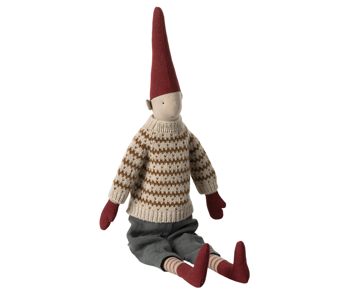 Maileg Nisse Dreng, str. 3 - Strikket Sweater