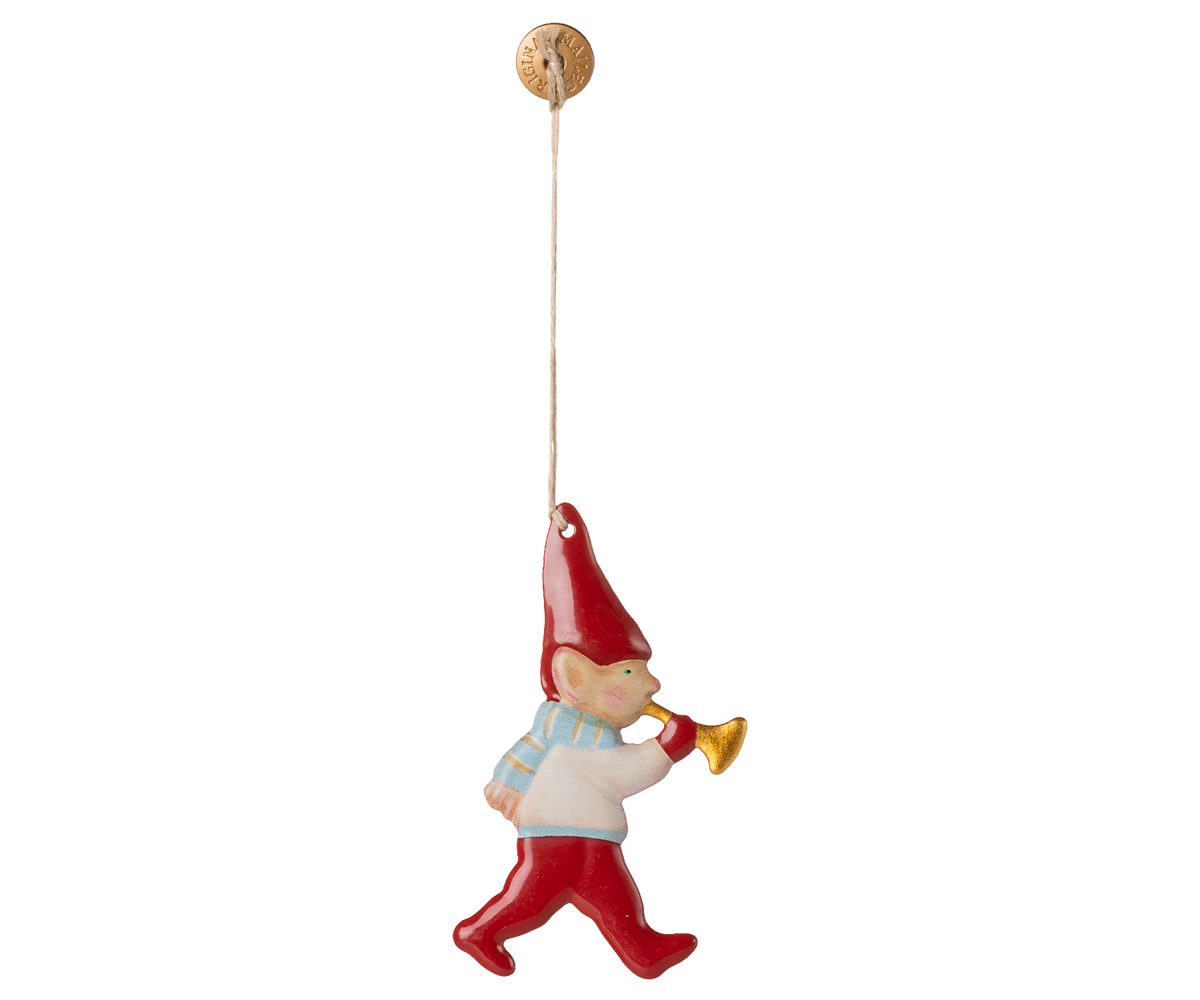 Maileg Metalophæng, Nisse - Trompet
