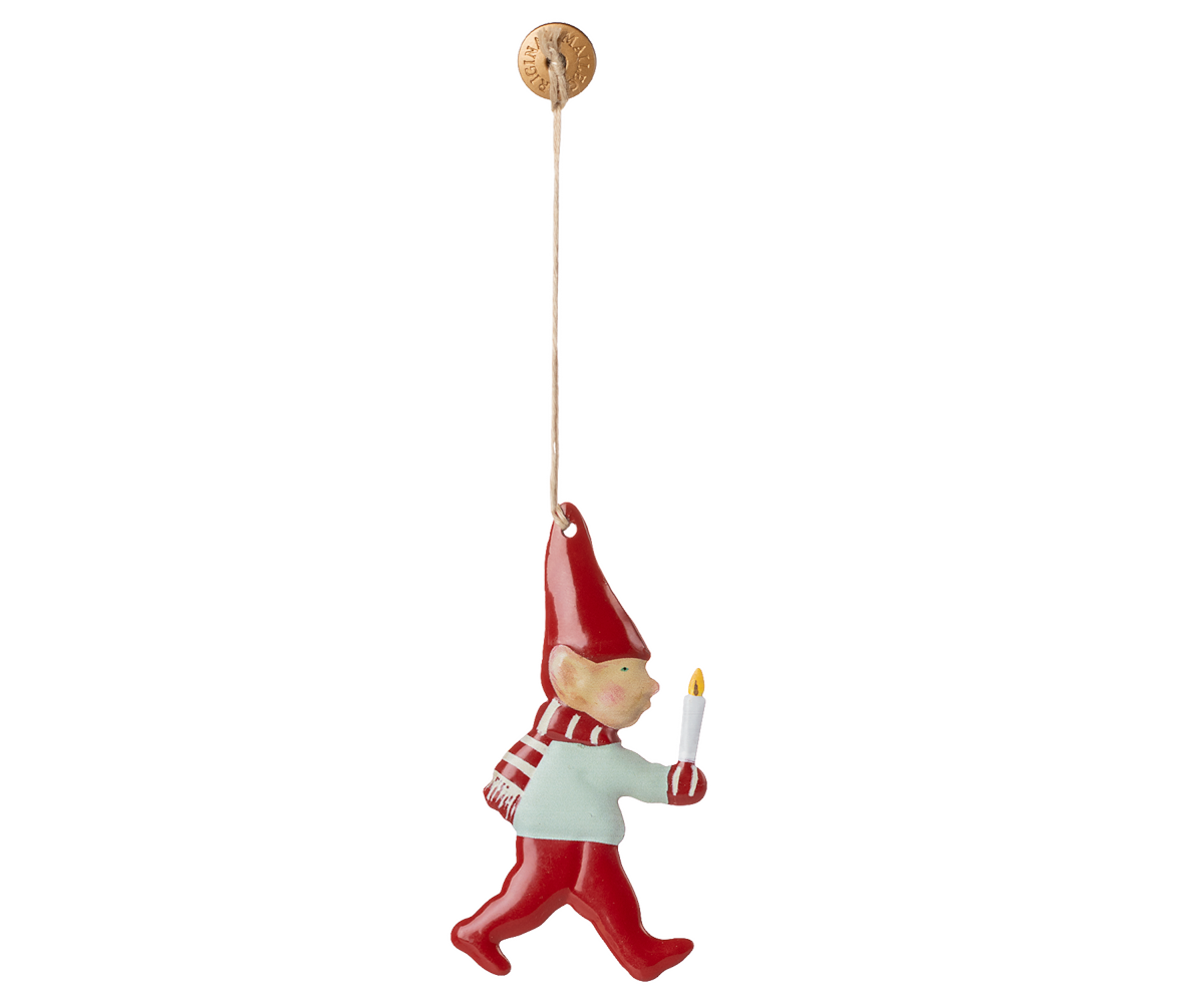 Maileg Metalophæng, Nisse - Stearinlys