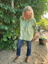 Nümph Micja Long Shirt - Forest Green