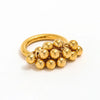Bead Cluster Ring - 18K guldbelagt