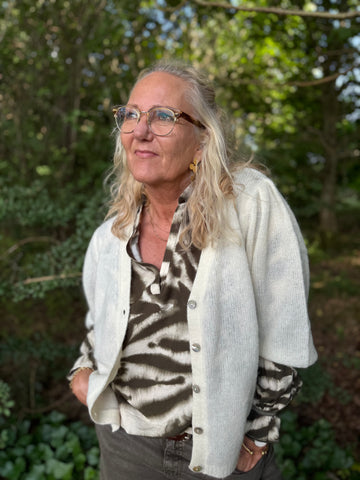 Nümph Lana Cardigan - Cloud Dancer