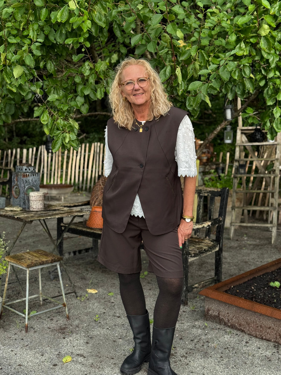 Nü Denmark Amalie Shorts - Brown
