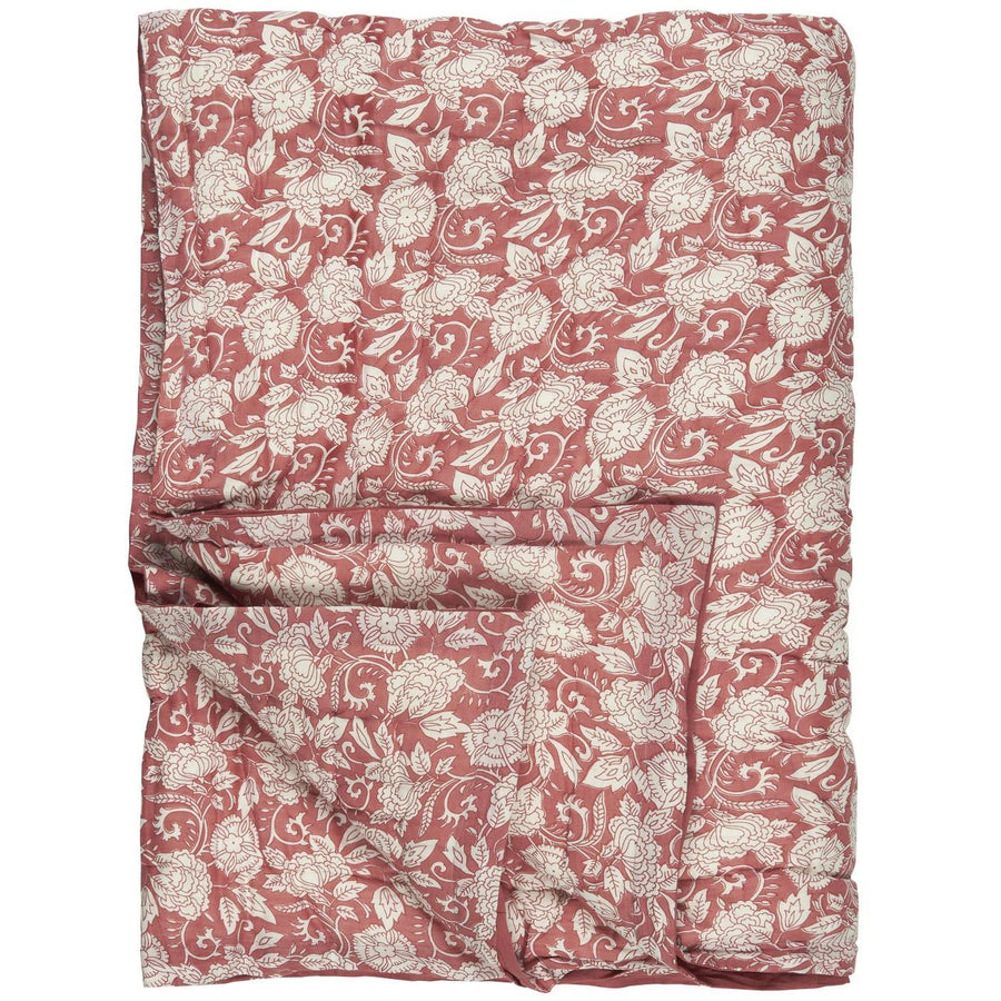 Ib Laursen Quilt, Alma mønster i faded rose/hvid | Ib Laursen | Køb online hos Moster D – Hurtig levering