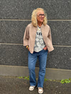 Cream Mira 1/2 SL Blouse - Whisper White