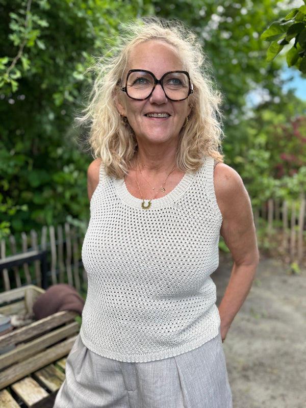 Marta du château Nayla Knit Top - Beige