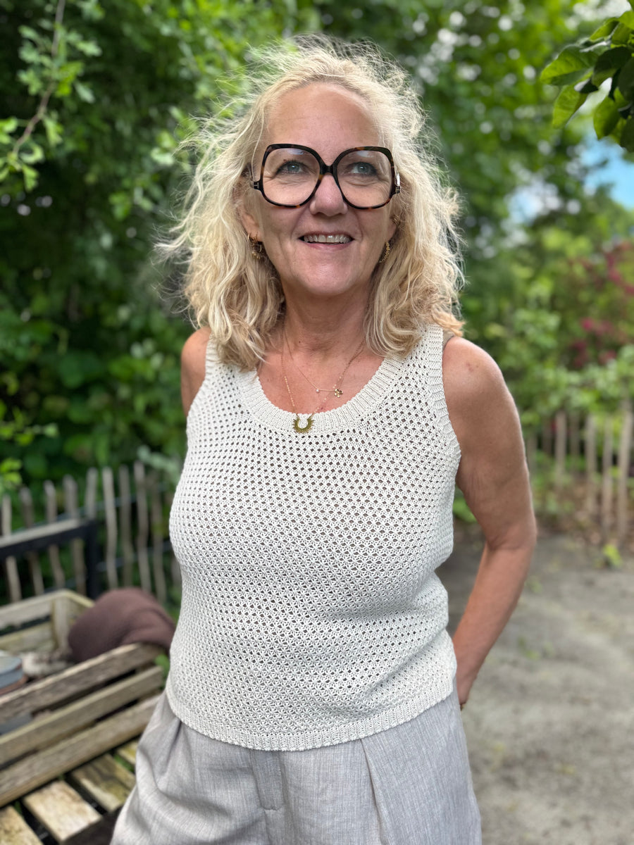 Marta du château Nayla Knit Top - Beige