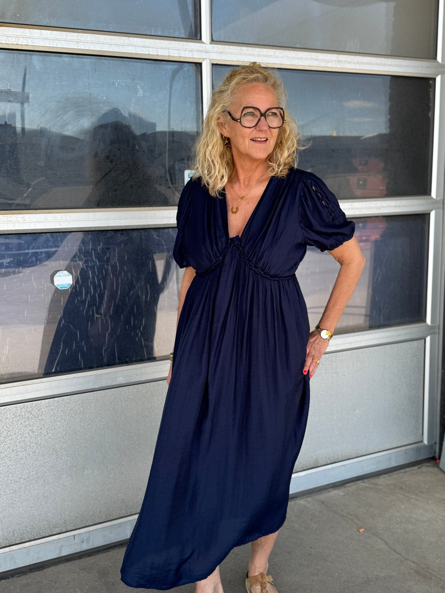 Nü Denmark Dalia Dress S/S - Navy