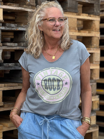 Costa Mani Vintage Tee - Grey