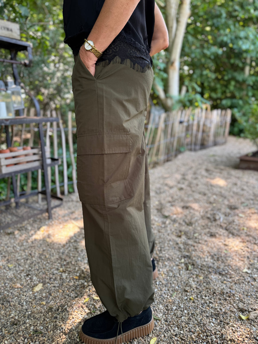Culture Brenda Pants - Olive Night