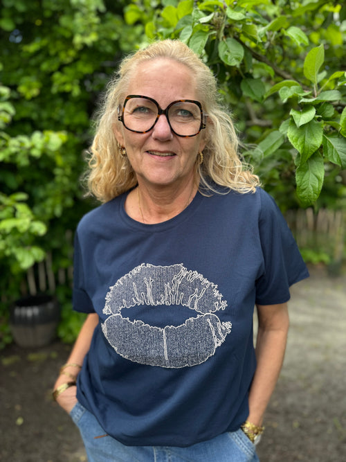 Culture Emba Gith T-shirt - Dress Blues
