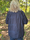 Costa Mani Letters Shirt - Black