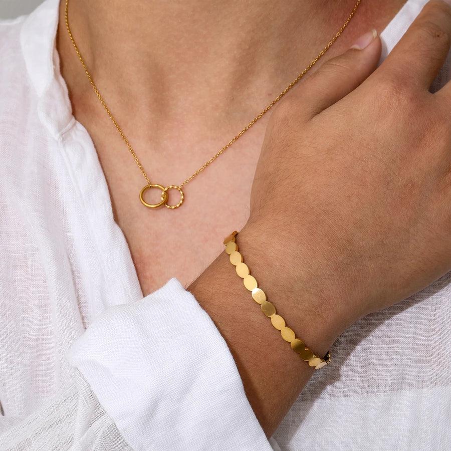 Zelia Cuff Armbånd - 18K Guldbelagt