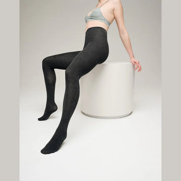 SneakyFox Love you tights - Black Melange