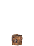 A2 Living - Mini Low Rund Rattankurv