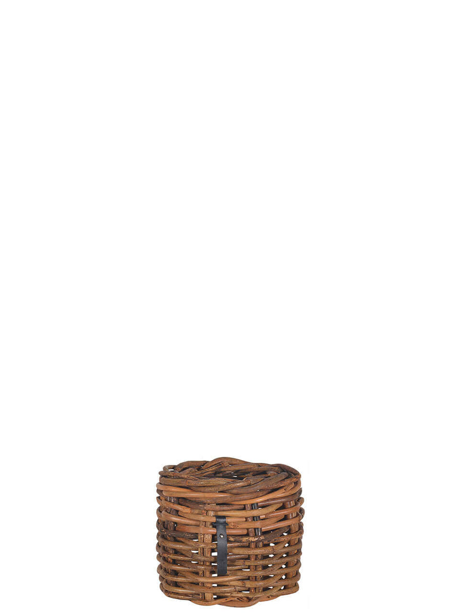 A2 Living - Mini Low Rund Rattankurv