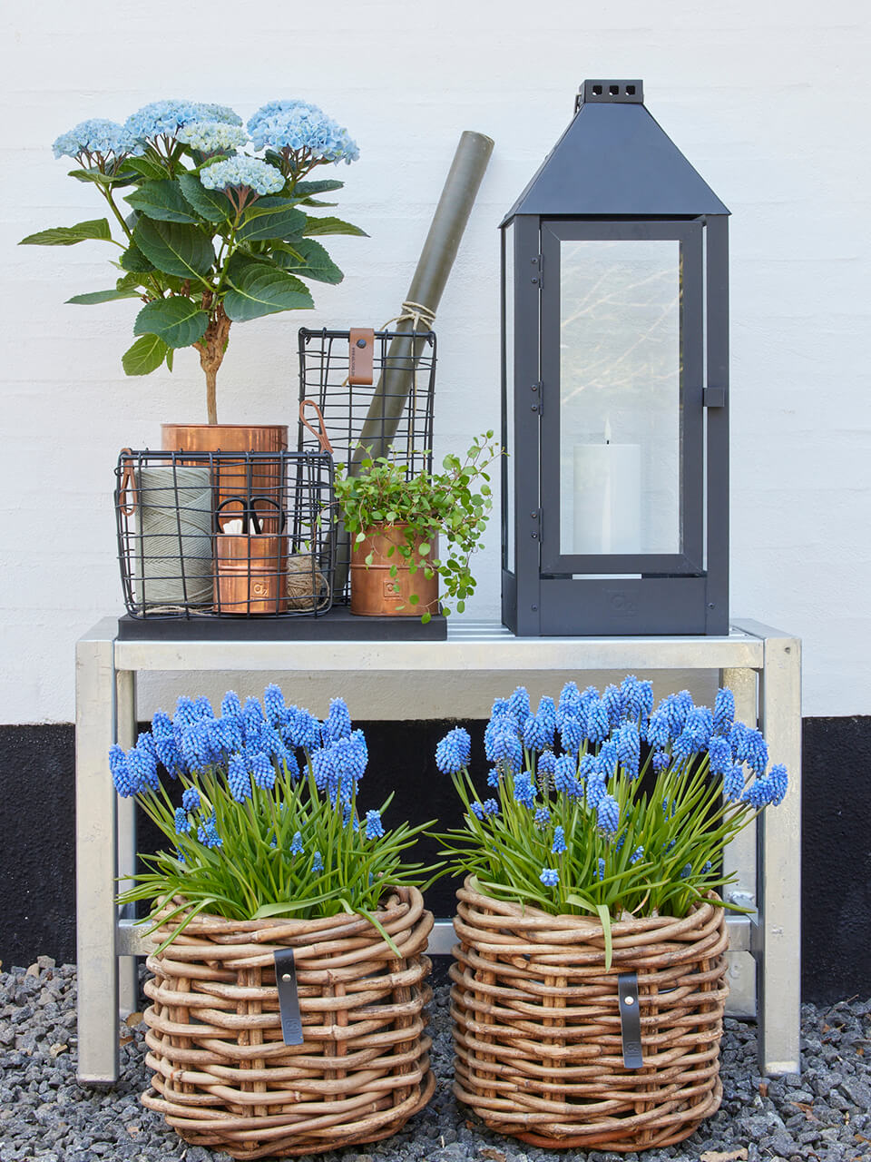 A2 Living - Mini Low Rund Rattankurv