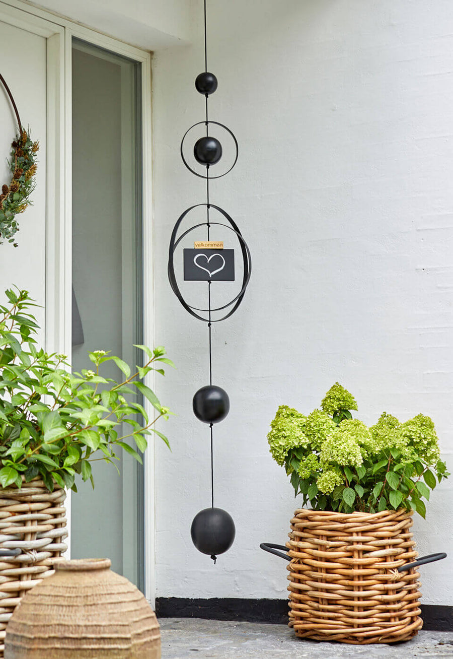 A2 Living - Maxi Low Rund Rattankurv