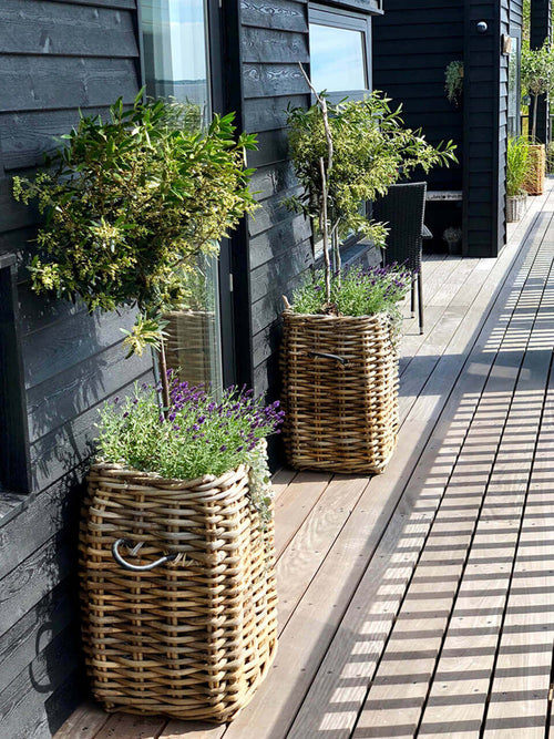 A2 Living - Maxi Firkantet Rattankurv | A2 Living | Køb online hos Moster D – Hurtig levering