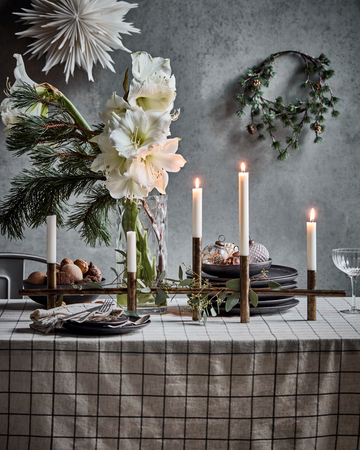 House Doctor Maxi Lysestage - Antik Messing Finish