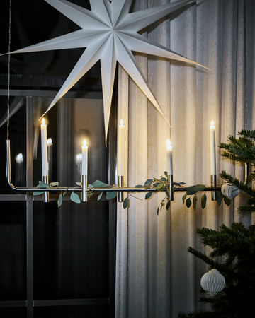 House Doctor Hænge Maxi Lysestage -  Antik sølv