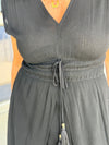 Cream Allie Dress - Pitch Black