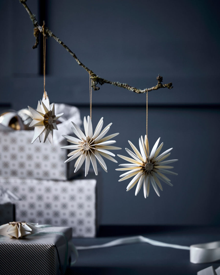 House Doctor Stari Christmas Ornament - Off-White/Champagne