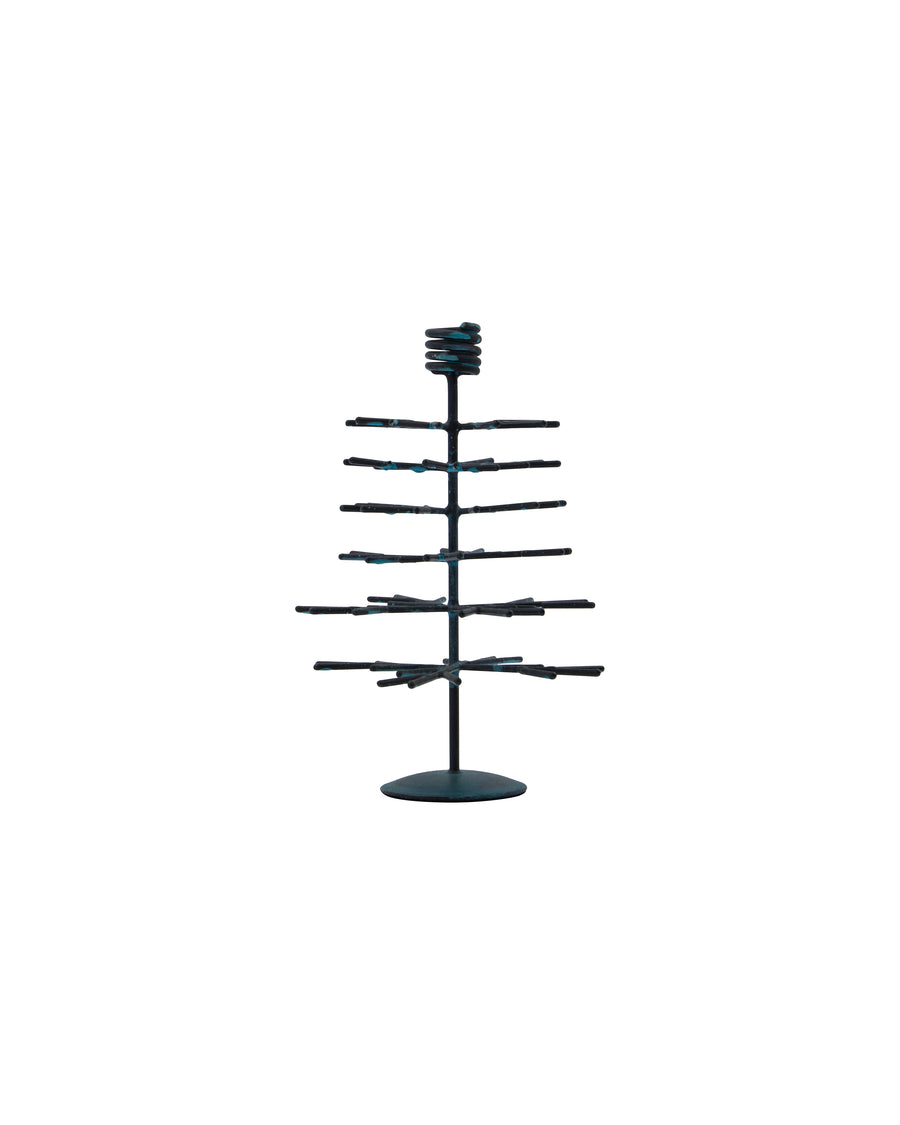House Doctor Lille Tree Candle Holder - Antique Brass Finish