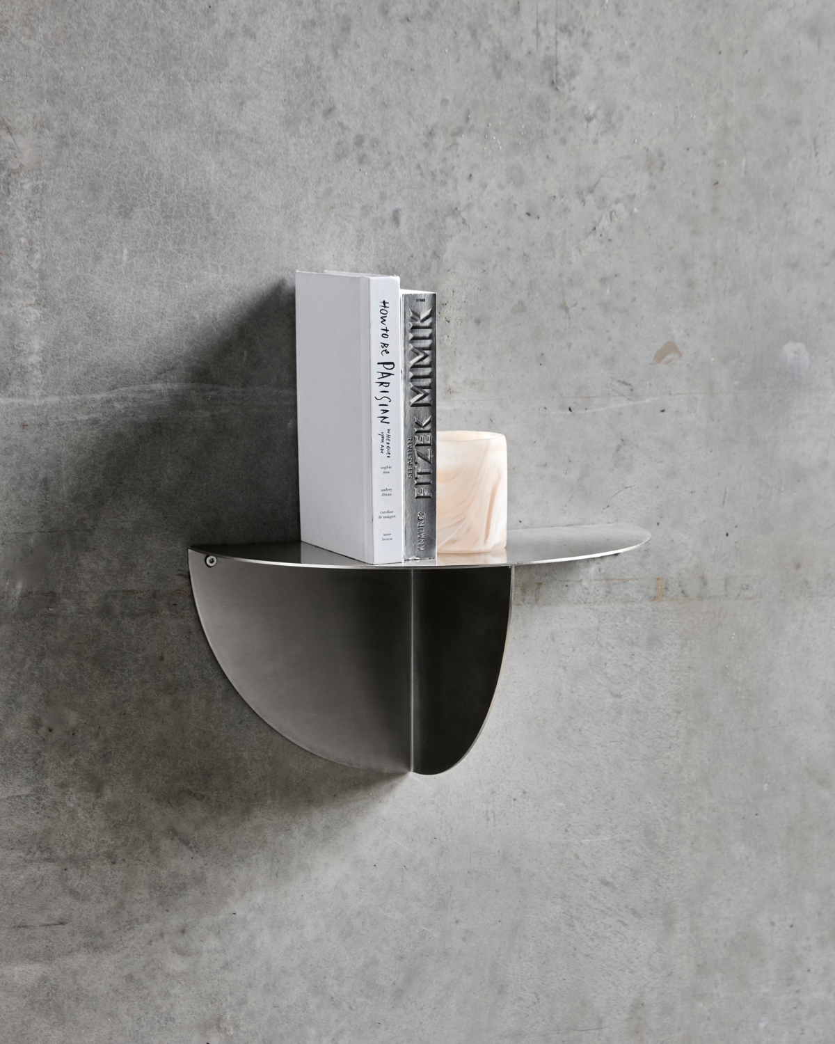 House Doctor Mega Side Table - Brushed Silver Finisch