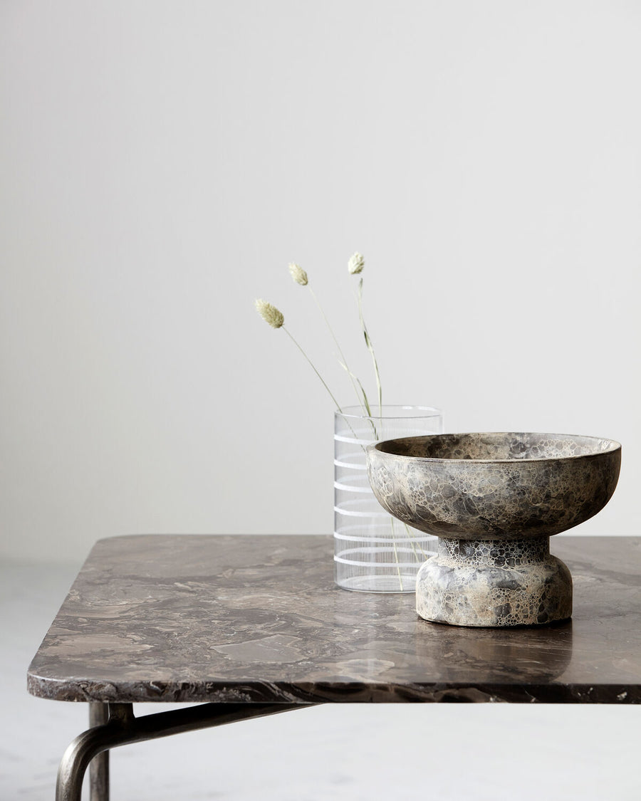 House Doctor Ancient Tealight Holder - Grey:Brown