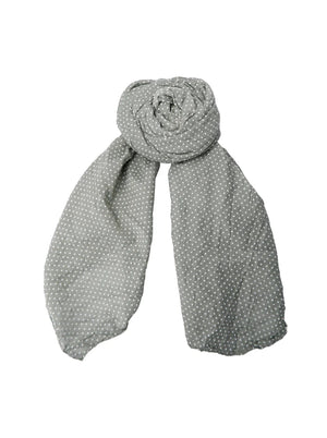 Black Colour Claire Scarf - Dust Green
