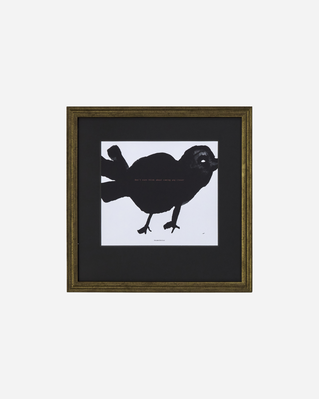 House Doctor Wall Art Fugl, Sort