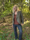 Isay Oda Blazer - Brown Herringbone