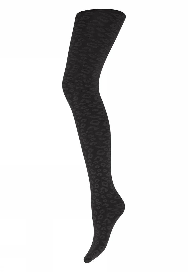 Sneakyfox Mac leopard tights - Black | Sneakyfox | Køb online hos Moster D – Hurtig levering