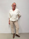Nümph Marsie SS Pullover - Cloud Dancer