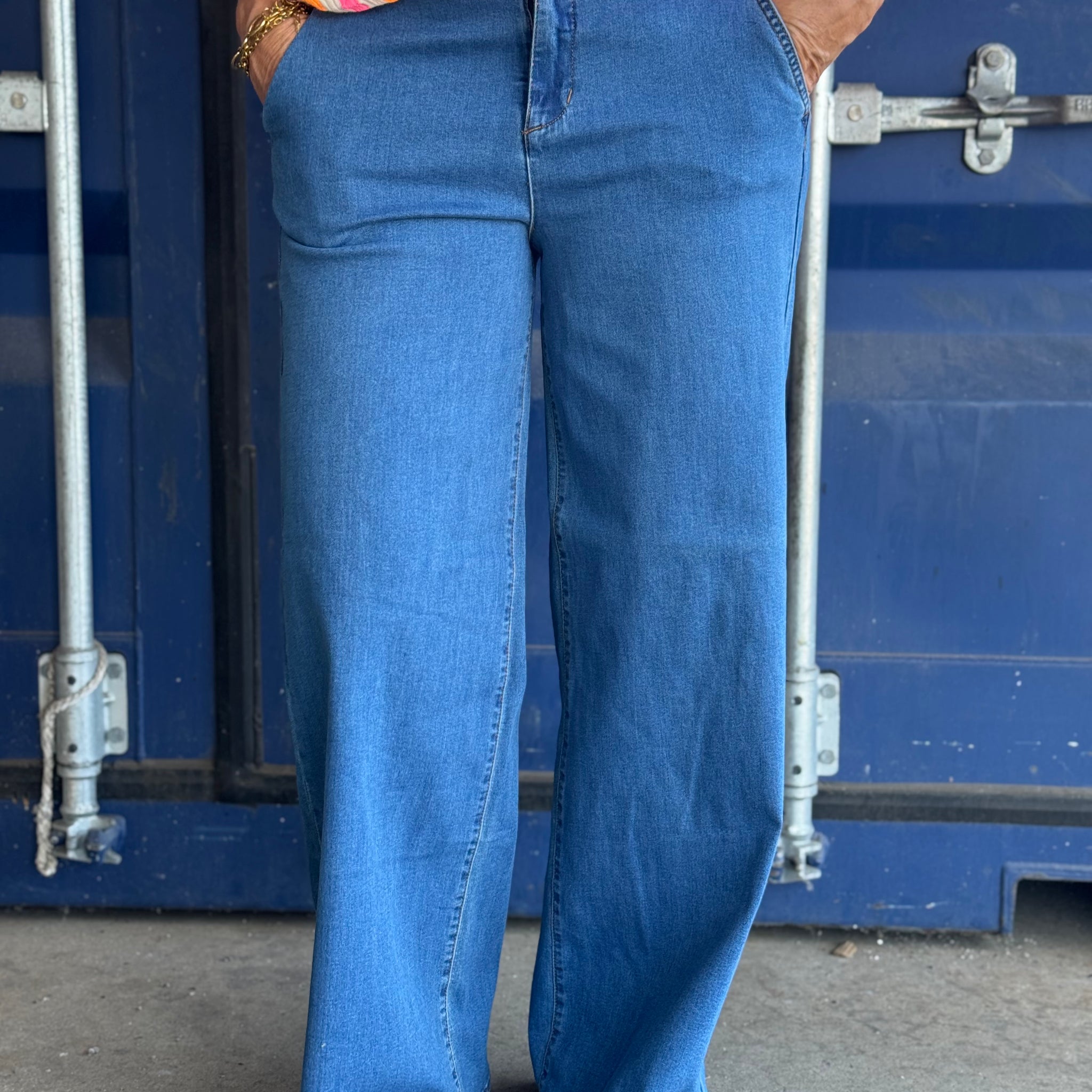 Cream Visti Pant - Sanjose Indigo Blue Denim