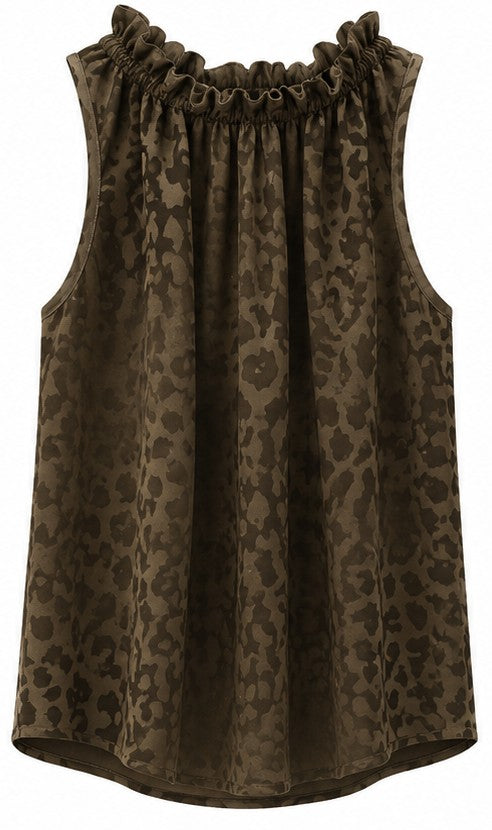 Marta du château Lucina Top - Brown Leo