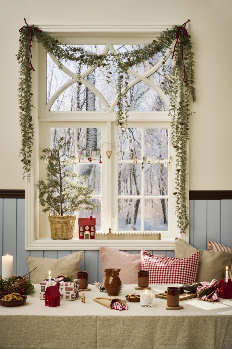 Ib Laursen Kunstig Cedertræ i Potte - 80 cm