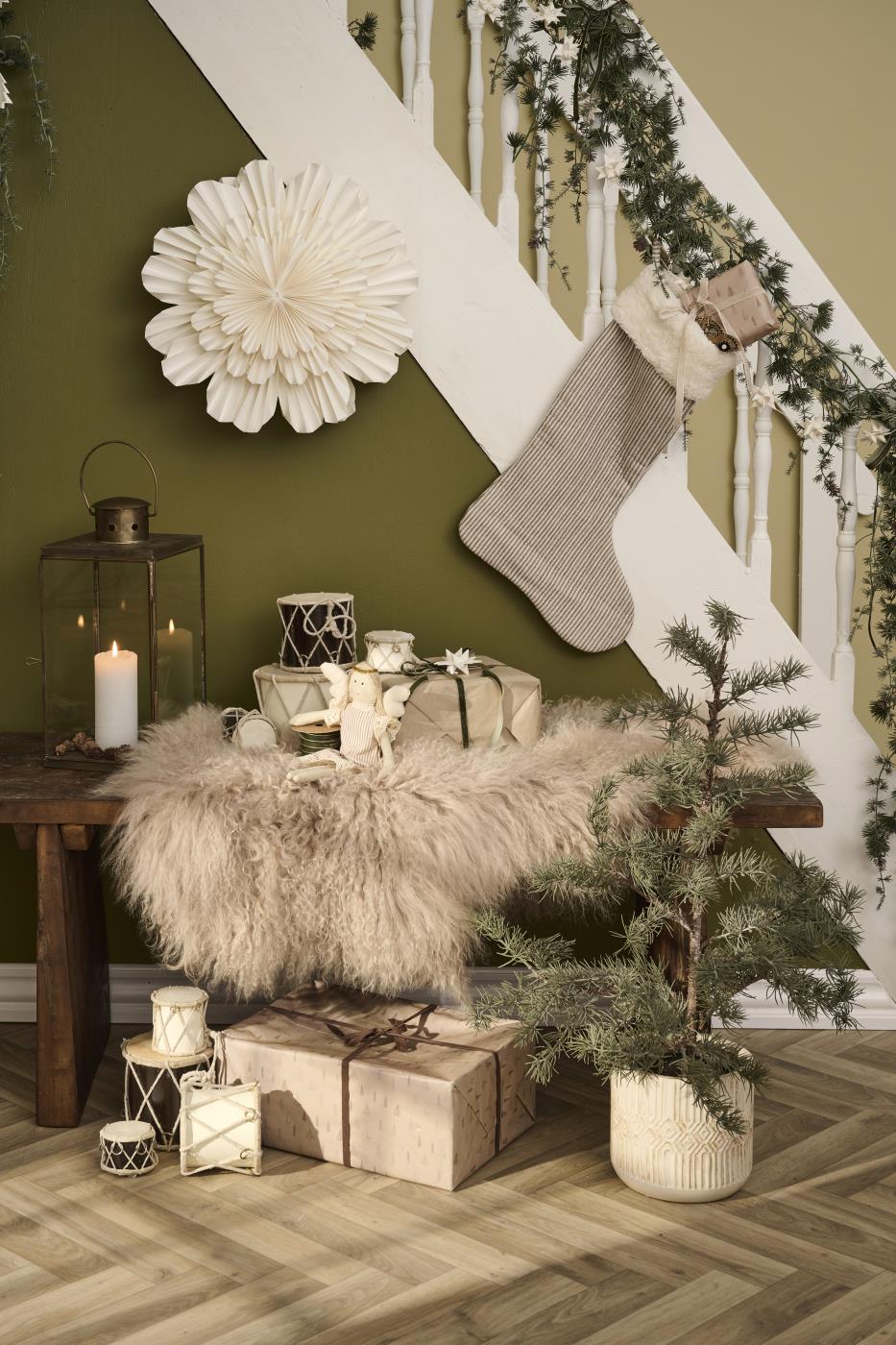 Ib Laursen Kunstig Cedertræ i Potte - 60 cm