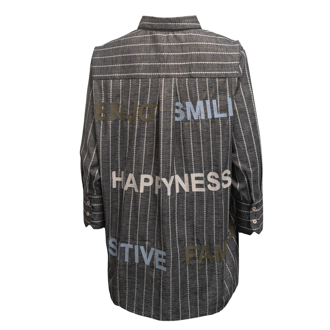 Costa Mani Letters Shirt - Black (PRE-ORDRE SEPTEMBER)