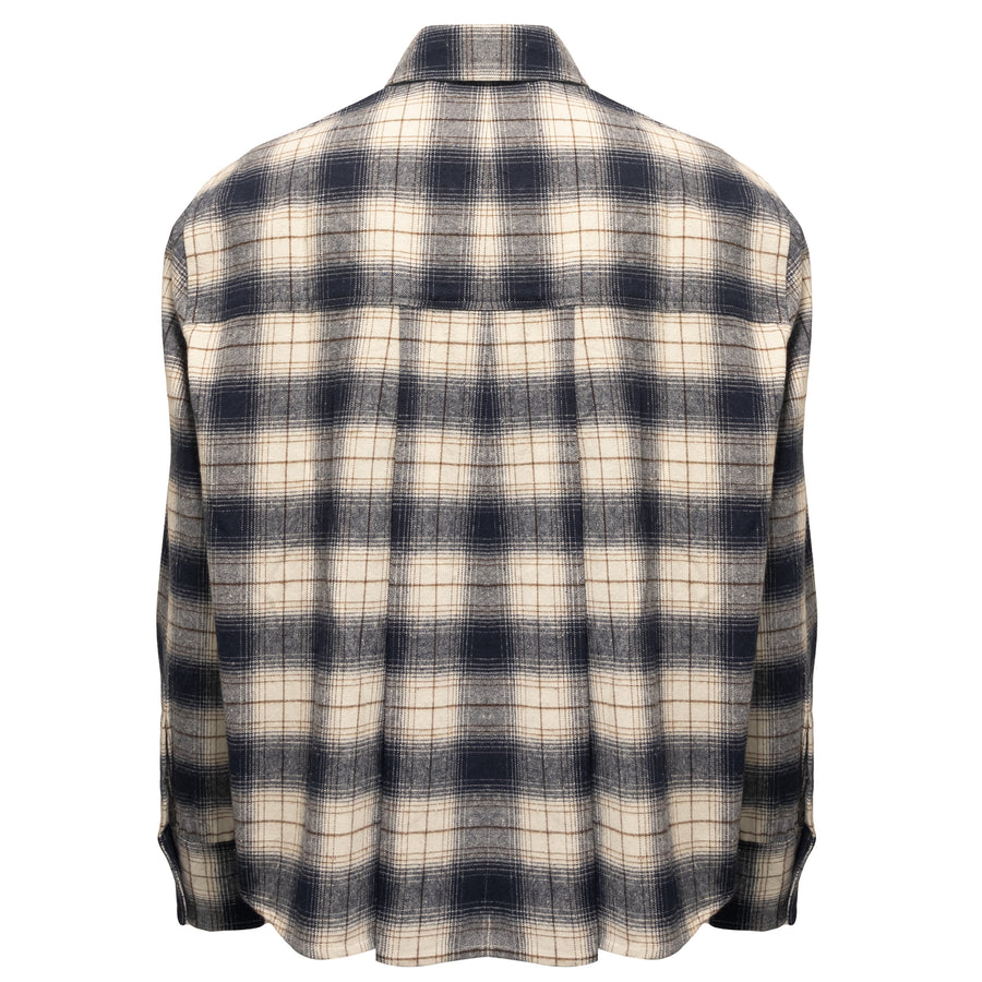 Costa Mani Check Shirt - Blue Check