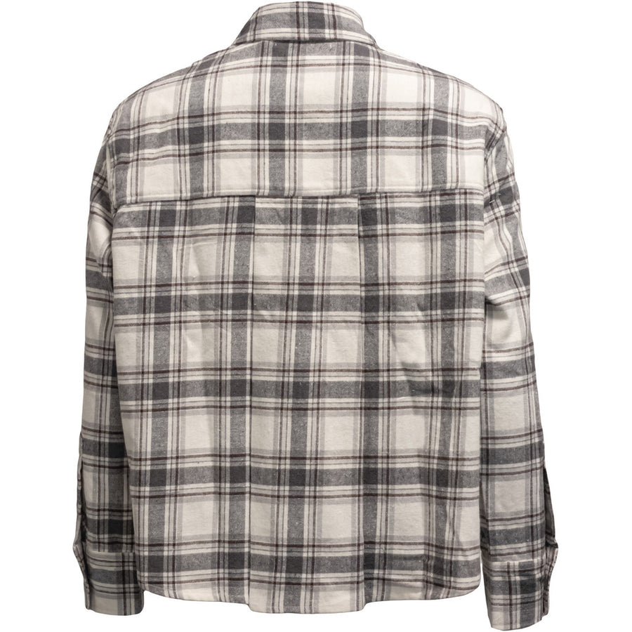 Costa Mani Check Shirt - Grey Check