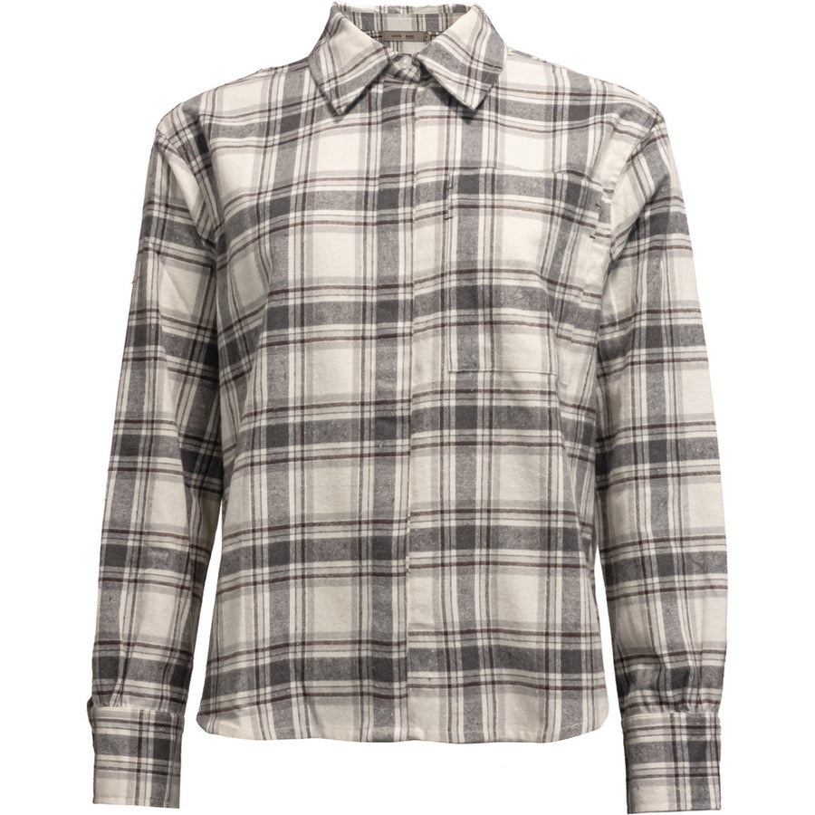 Costa Mani Check Shirt - Grey Check