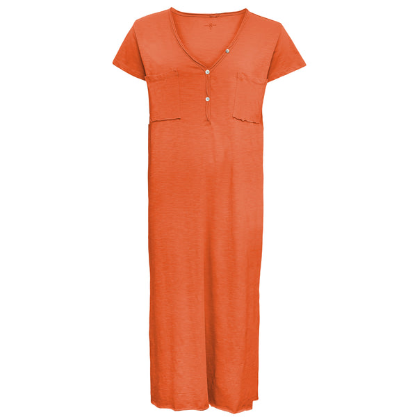 Costa Mani Pocket Dress - Coral