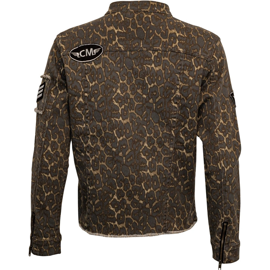 Costa Mani Foxy Leopard Jacket - Grey Leo