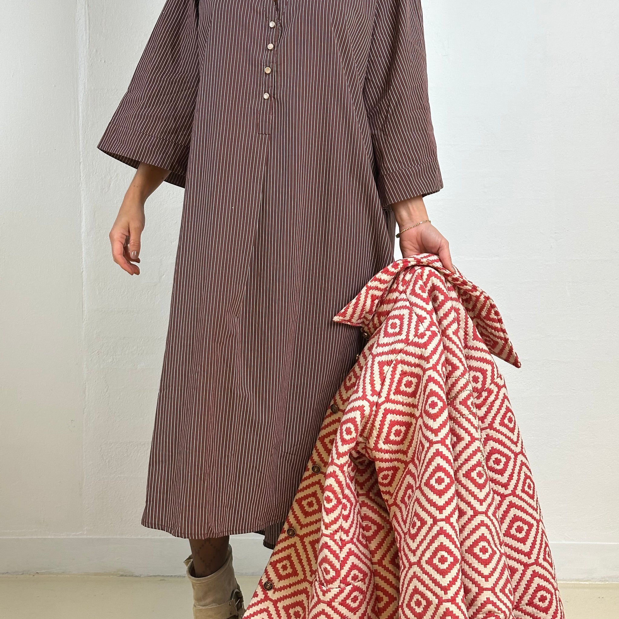 Gaspar Mumbai Stripe Dress