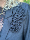 Kaffe Gabby Blazer - Dark Grey Melange