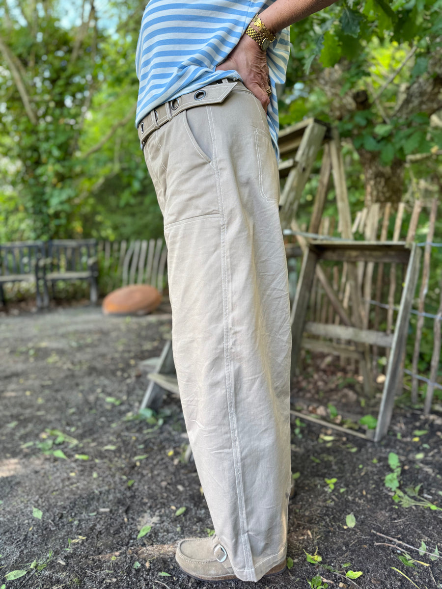 Nümph Hilme Barrel Pants - Silver Mink